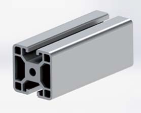 4040-2N180工業鋁型材三維模型 4040-2N180工業鋁型材三維模型