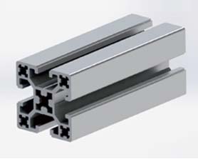 4040A工業鋁型材(花孔)三維模型 4040A工業鋁型材(花孔)三維模型