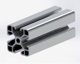 4040輕型工業鋁型材三維模型 4040輕型工業鋁型材三維模型