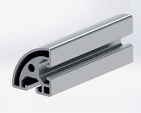 4040R工業鋁型材三維模型 4040R工業鋁型材三維模型