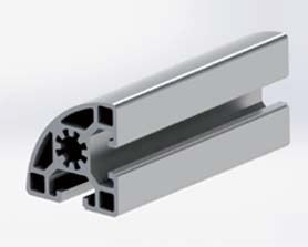 4545R工業鋁型材三維模型 4545R工業鋁型材三維模型