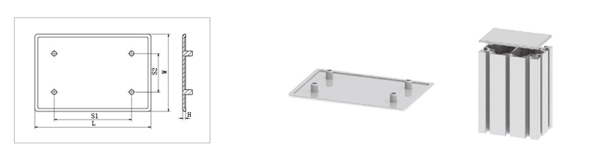 工業(yè)鋁型材端面蓋板 工業(yè)鋁型材端面蓋板