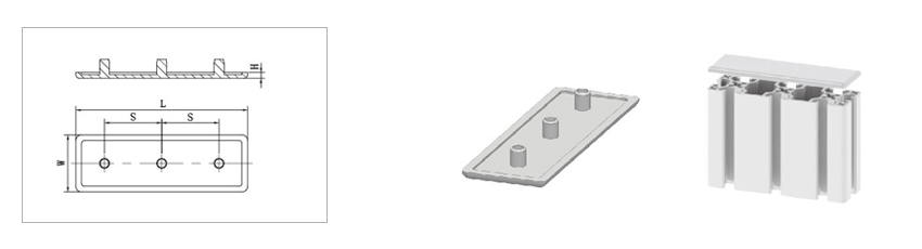 工業(yè)鋁型材端面蓋板 工業(yè)鋁型材端面蓋板