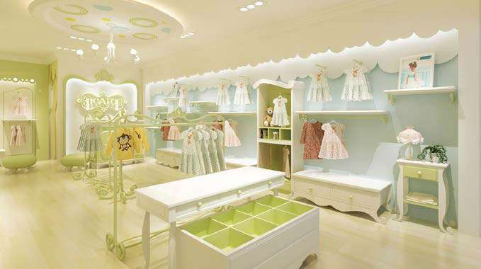 鄭州品牌童裝店裝修設(shè)計效果圖