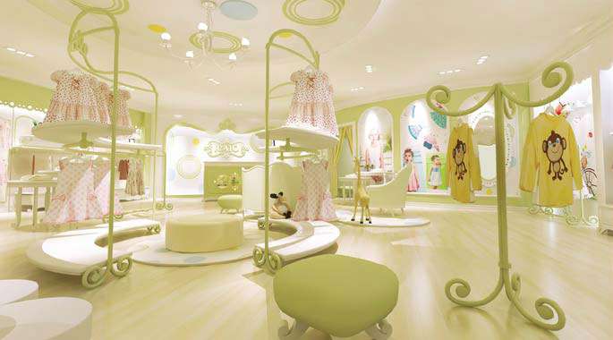 鄭州品牌童裝店裝修設(shè)計效果圖