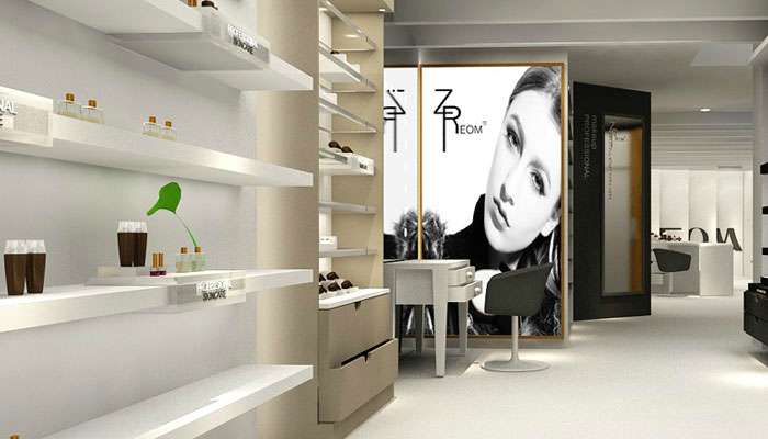 鄭州化妝品店鋪裝修設(shè)計案例