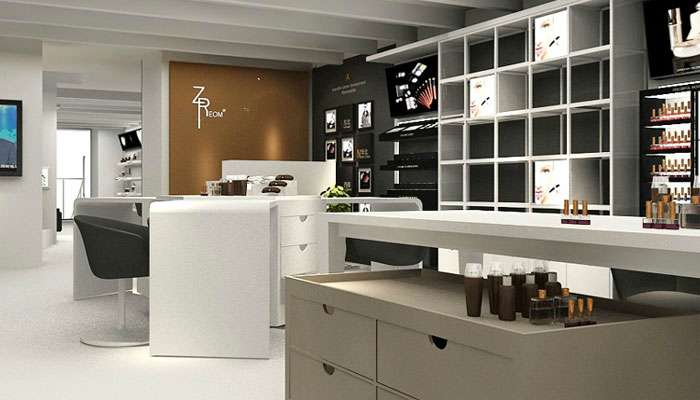 鄭州化妝品店鋪裝修設(shè)計案例