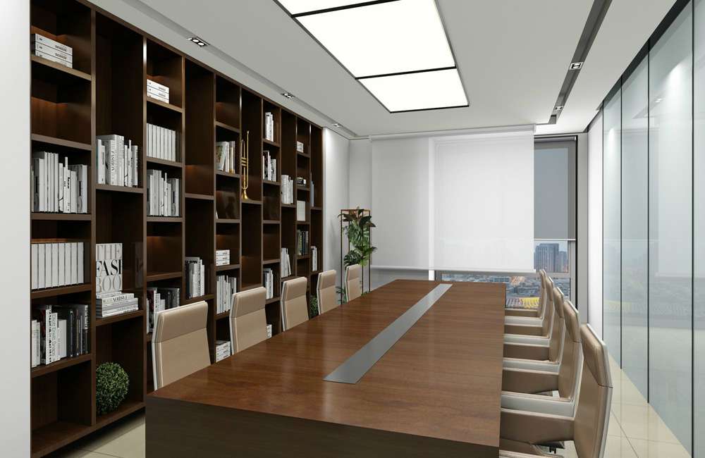 金水區(qū)外貿公司辦公室裝修設計效果圖