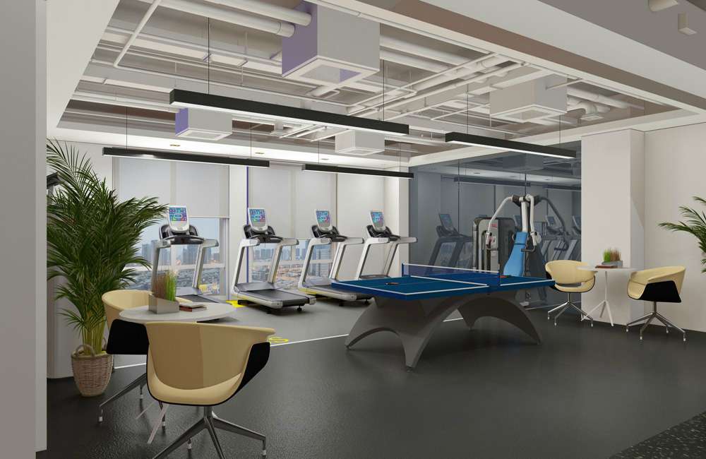 金水區(qū)外貿公司辦公室裝修設計效果圖