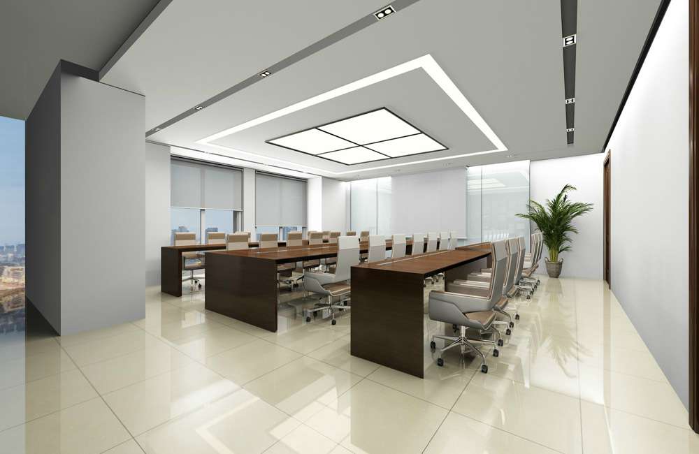 金水區(qū)外貿公司辦公室裝修設計效果圖