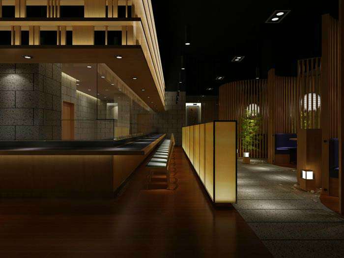 日本料理店裝修設(shè)計(jì)效果圖