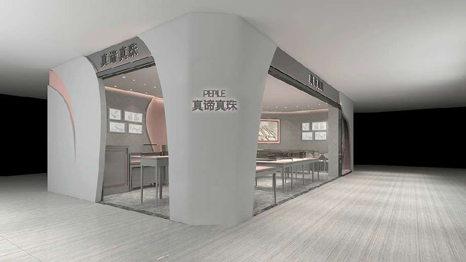 56平米珠寶首飾店設(shè)計效果圖