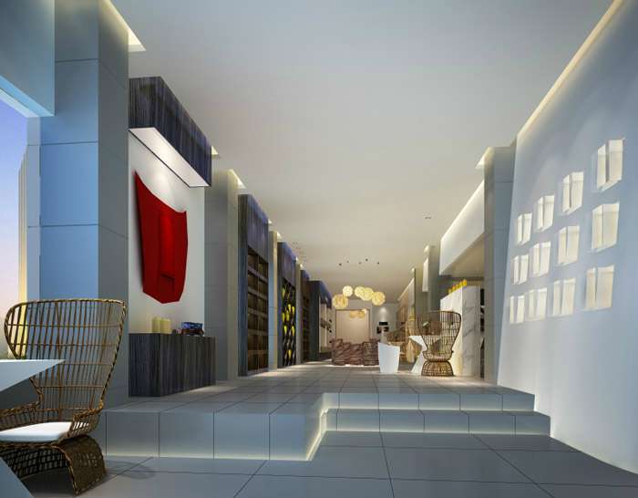 鄭州汽車美容店裝修設計案例