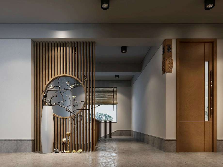 中式風格茶葉店裝修設(shè)計效果圖