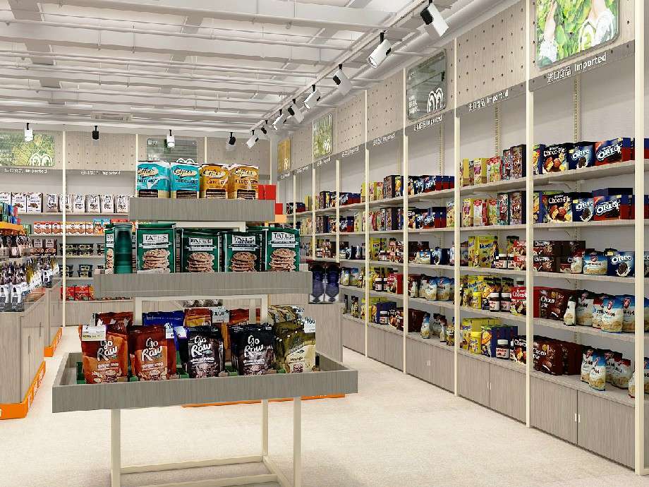 鄭州零食店店面設(shè)計(jì)效果圖