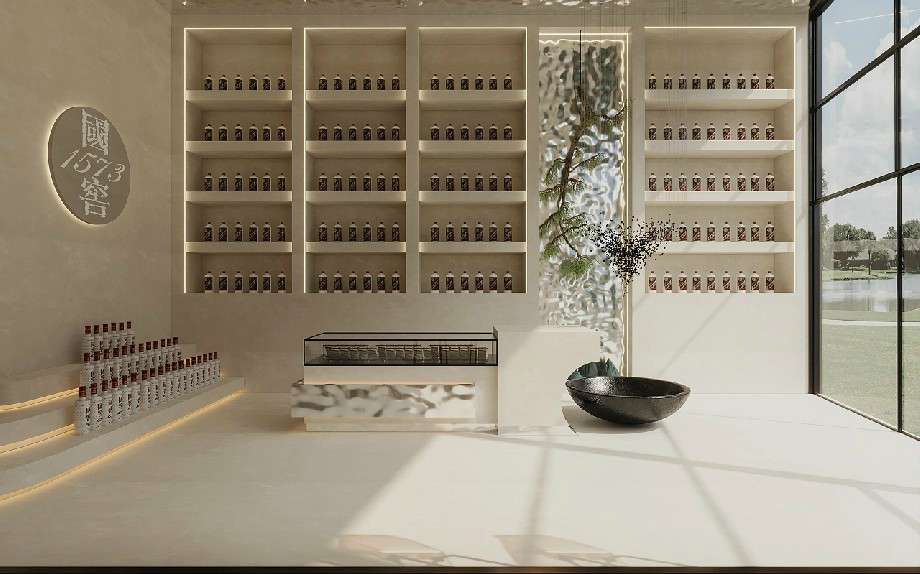 鄭州白酒專(zhuān)賣(mài)店裝修效果圖