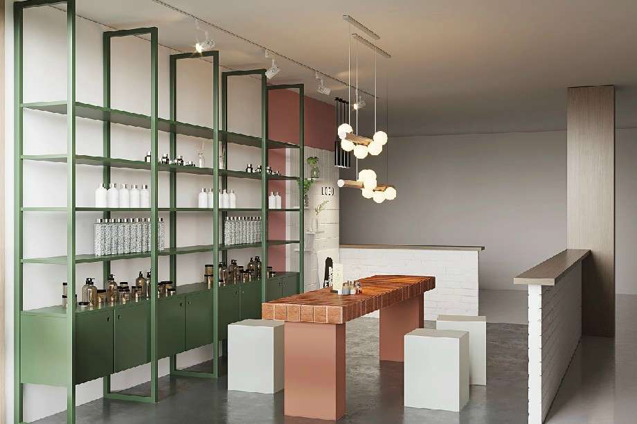 鄭州香水店鋪設(shè)計(jì)效果圖