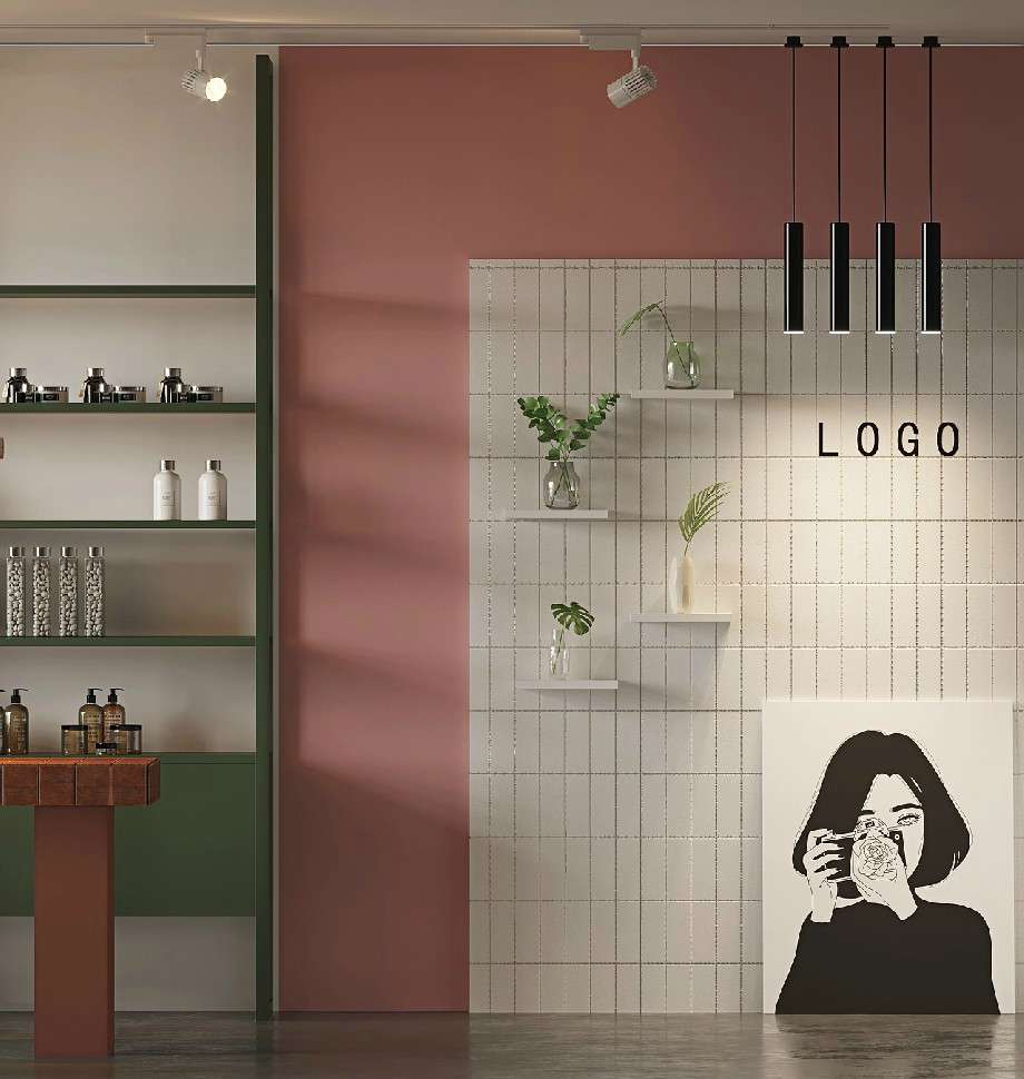 鄭州香水店鋪設(shè)計(jì)效果圖