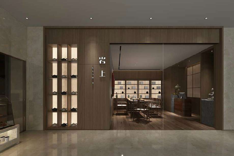 高端茶樓裝修設(shè)計(jì)效果圖