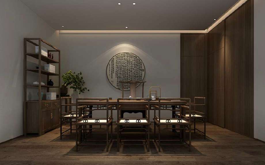 高端茶樓裝修設(shè)計(jì)效果圖
