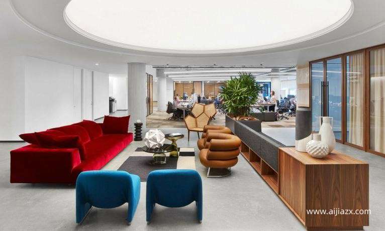 1000平米計算機存儲公司辦公室設(shè)計效果圖