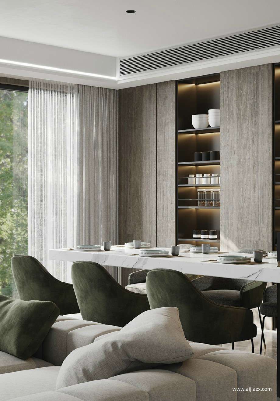 鄭州360㎡別墅裝修設(shè)計(jì)效果圖