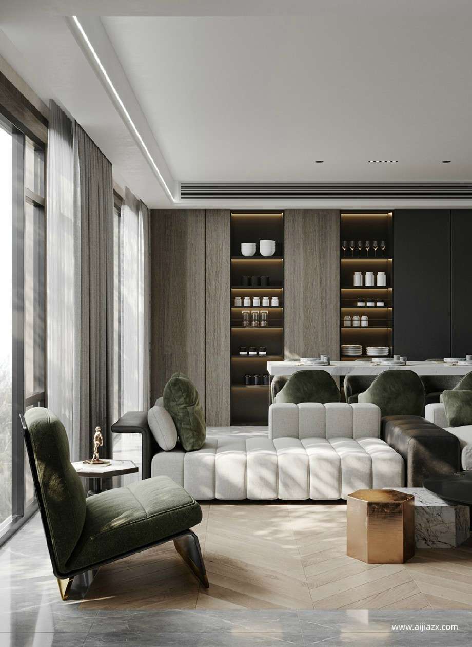 鄭州360㎡別墅裝修設(shè)計(jì)效果圖