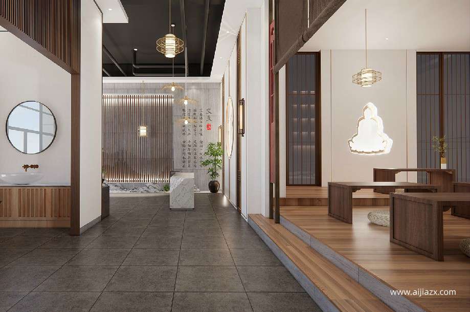 800平米美容SPA會(huì)所裝修設(shè)計(jì)效果圖