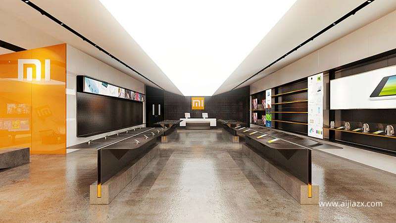 鄭州小米手機店設計，小米手機店裝修設計特點