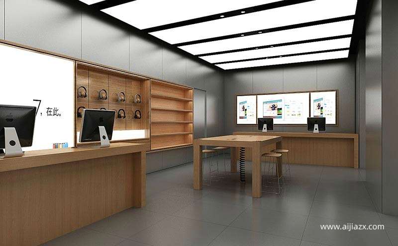 蘋果手機店怎么裝修，蘋果手機店室內設計