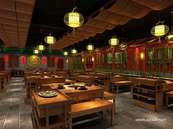 鄭州火鍋店裝修設計說明，火鍋店裝修設計規范
