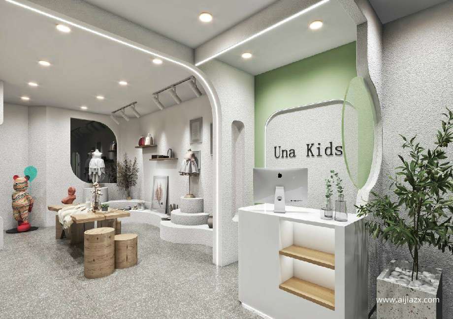 鄭州商場(chǎng)童裝專賣店裝修設(shè)計(jì)效果圖