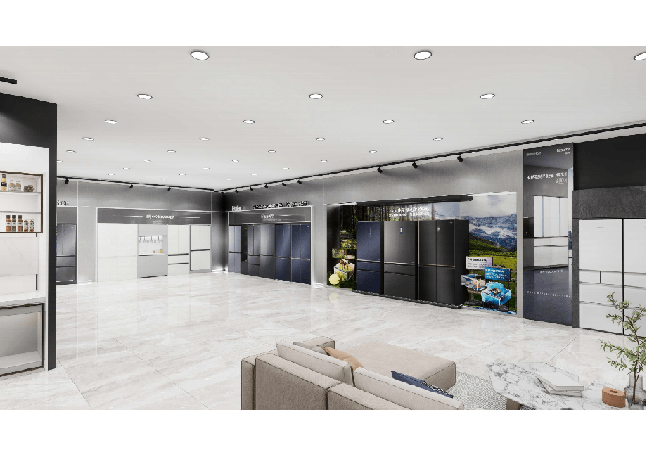 中原萬(wàn)達(dá)店海爾展覽館設(shè)計(jì)裝修