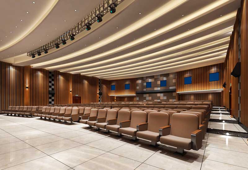 400平米大型演播廳裝修設(shè)計效果圖