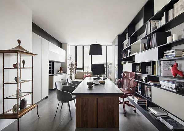 鄭州學(xué)校辦公室裝修設(shè)計效果圖