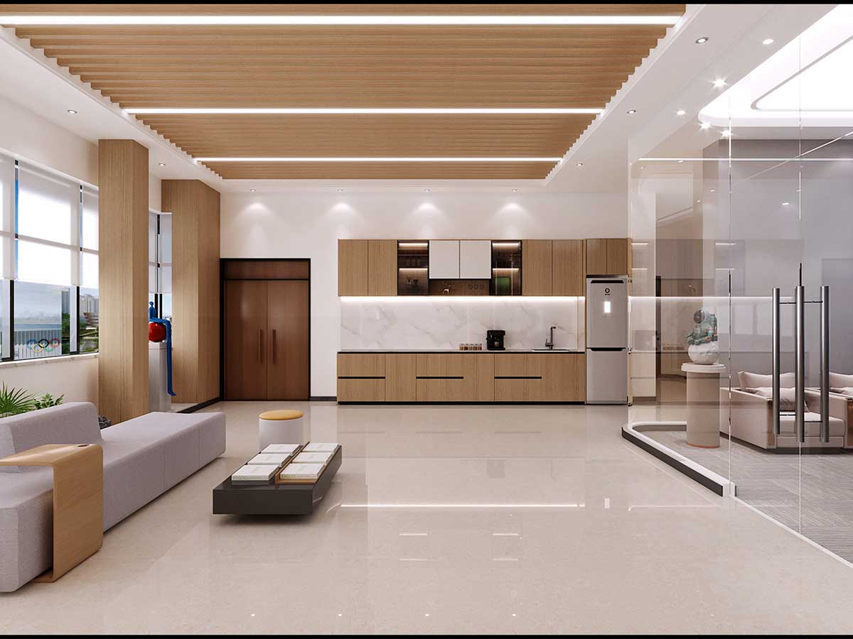 產(chǎn)業(yè)園800平米辦公室裝修設(shè)計案例欣賞