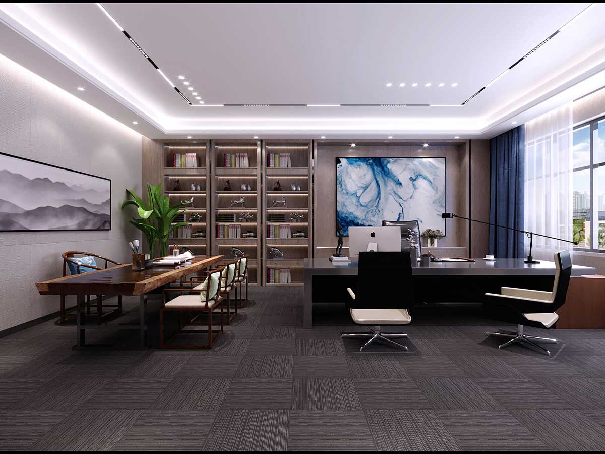 產(chǎn)業(yè)園800平米辦公室裝修設(shè)計案例欣賞