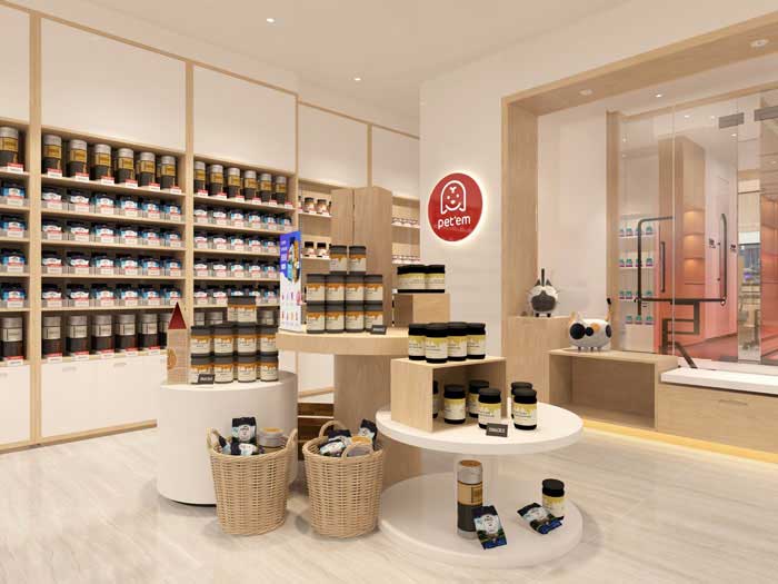 210平米開(kāi)封寵物店設(shè)計(jì)效果圖