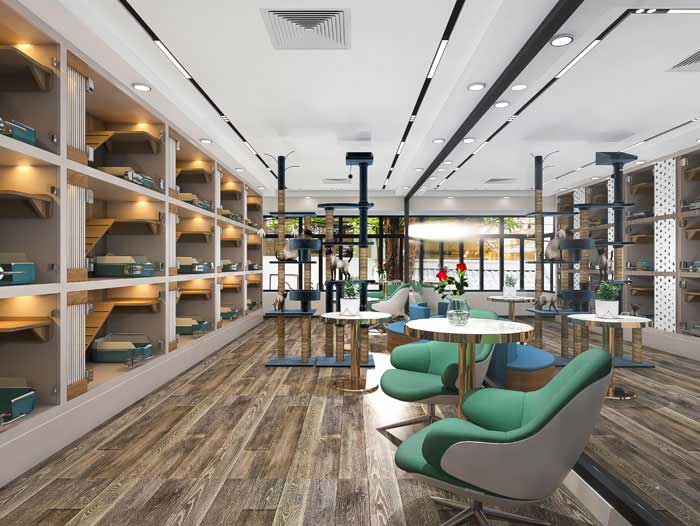 洛陽寵物店裝修設(shè)計(jì)效果圖