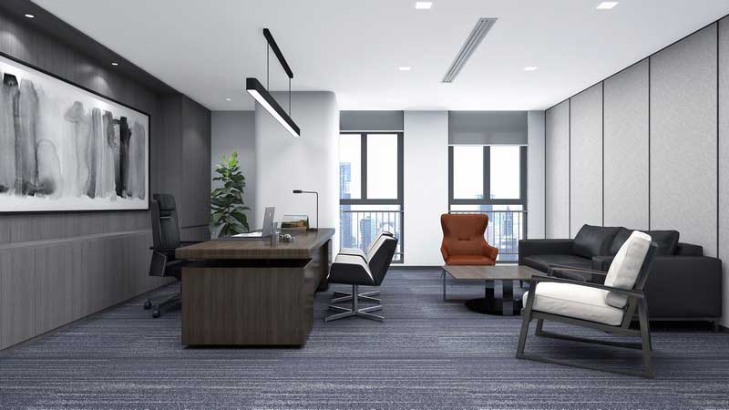 1400平米投資公司辦公室裝修設(shè)計