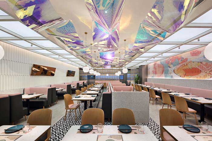 230平米黃記煌火鍋店設(shè)計效果圖