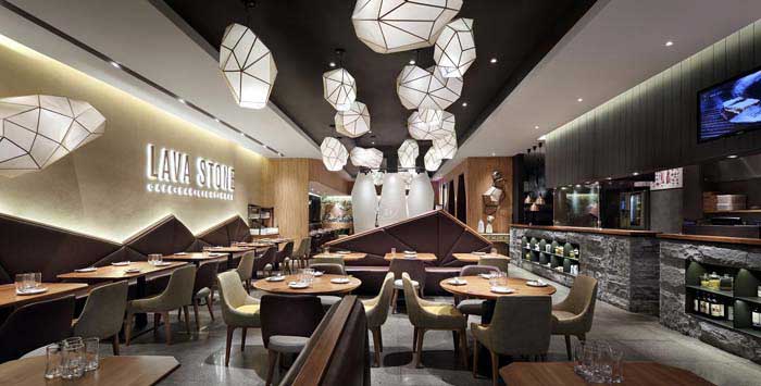 248m2鄭州二七區(qū)西餐廳設(shè)計裝修效果圖