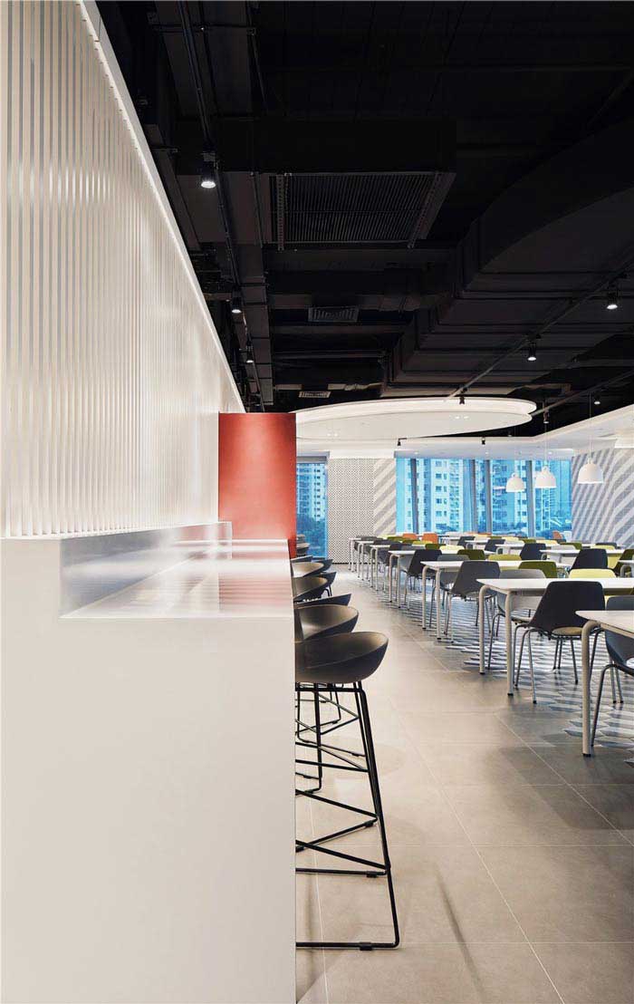 鄭州學(xué)校食堂設(shè)計裝修效果圖【1600m2】