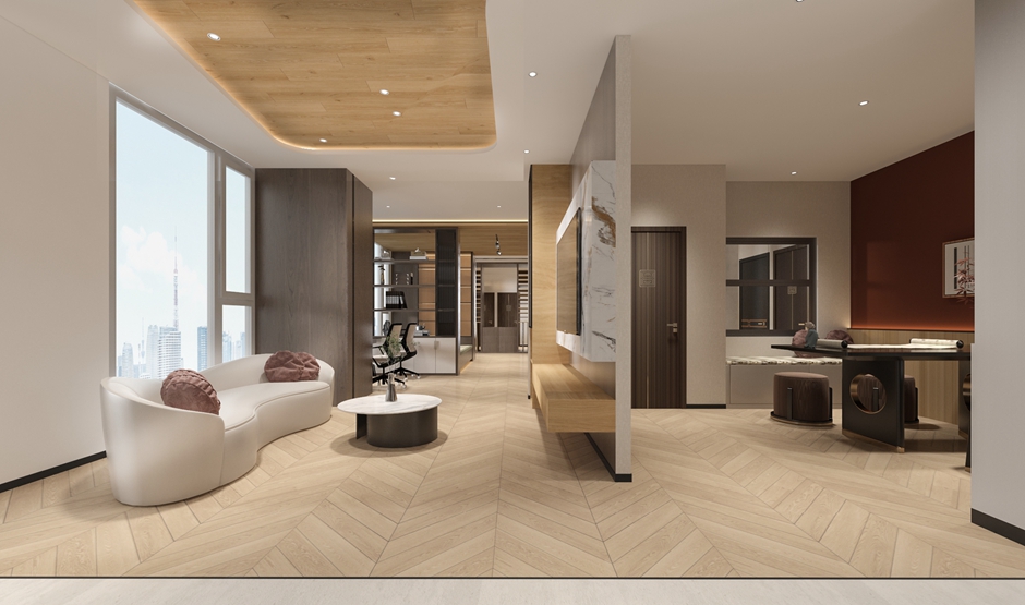 鄭州金水區(qū)辦公室裝修設(shè)計(jì)效果圖