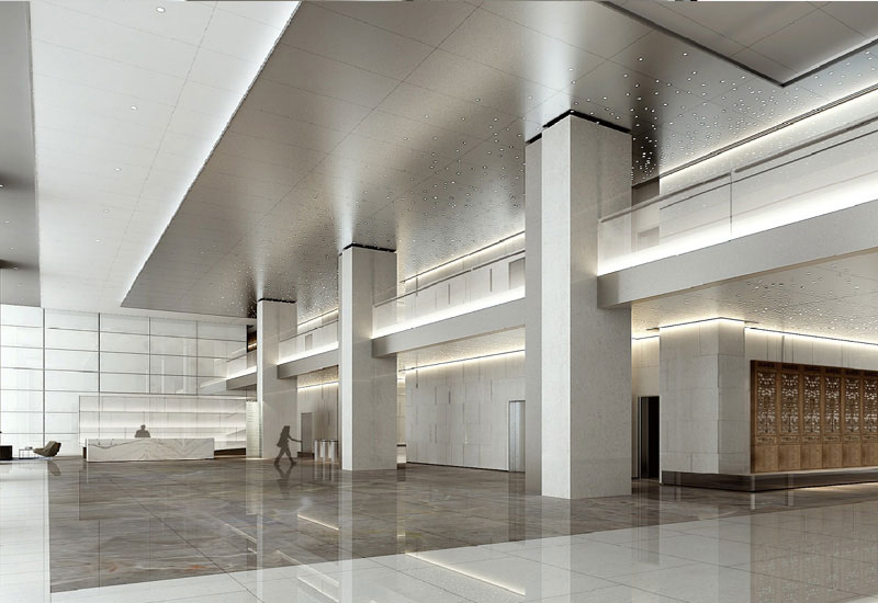 新鄉(xiāng)機械公司辦公樓裝修設(shè)計案例