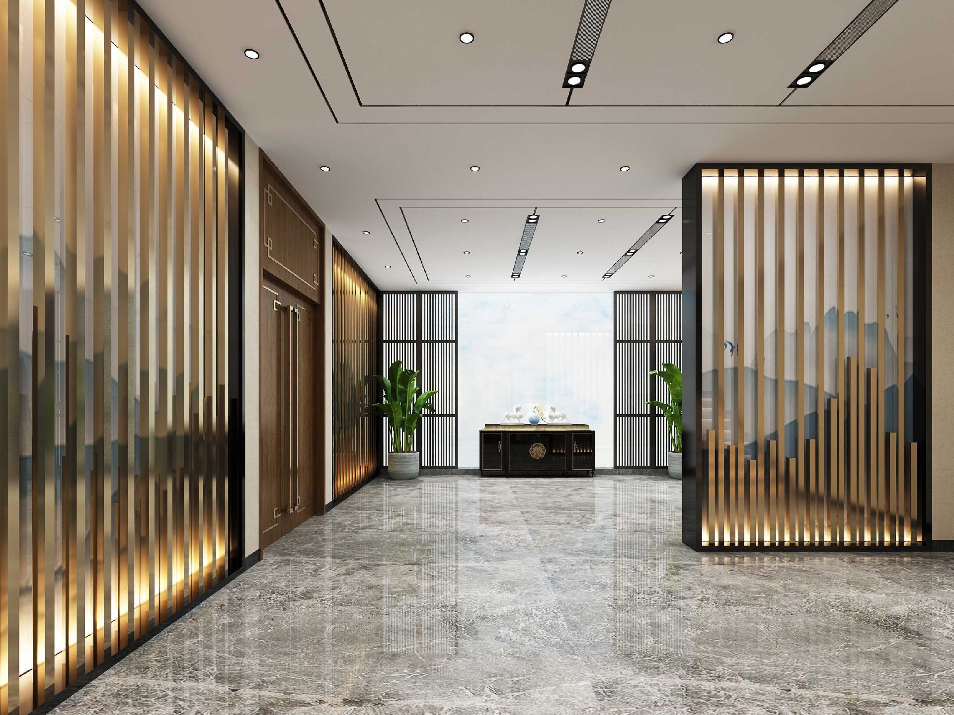 300平米咨詢(xún)公司辦公室裝修效果圖