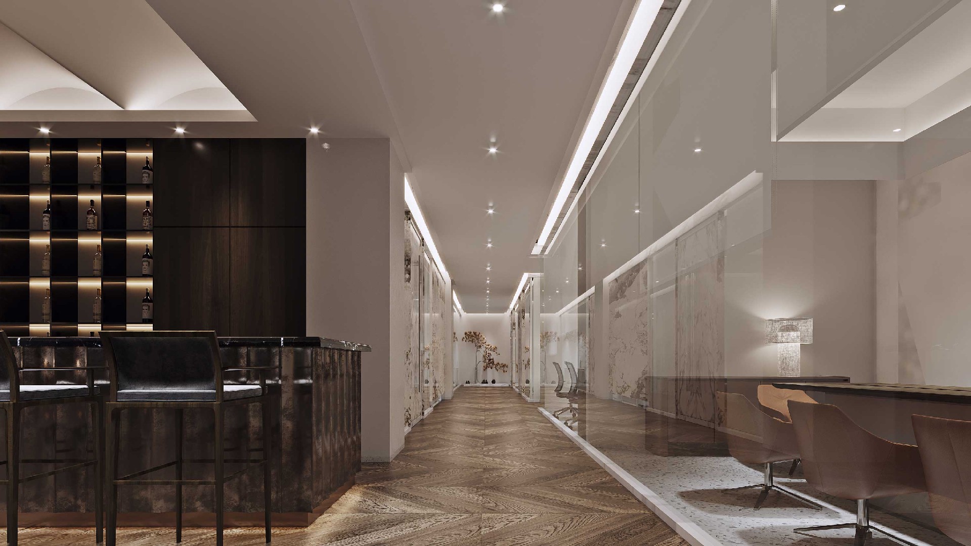 1500平米鄭州高端辦公室裝修設(shè)計效果圖