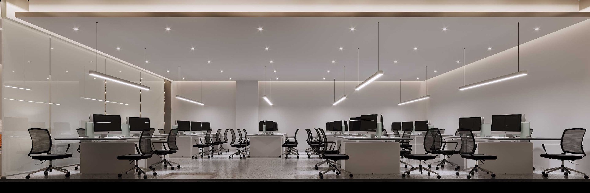 1500平米鄭州高端辦公室裝修設(shè)計效果圖