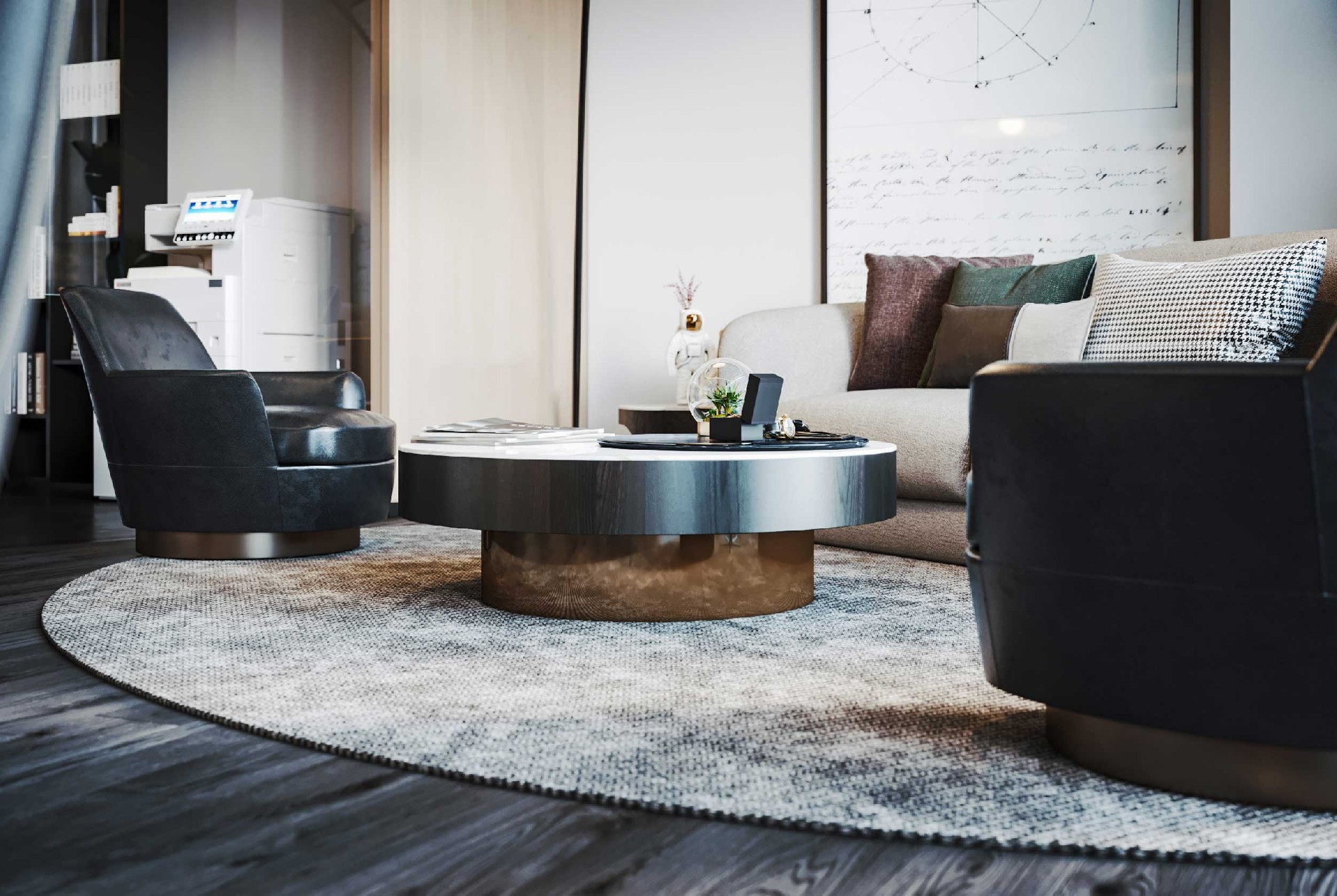 650平米傳媒公司辦公室設(shè)計效果圖