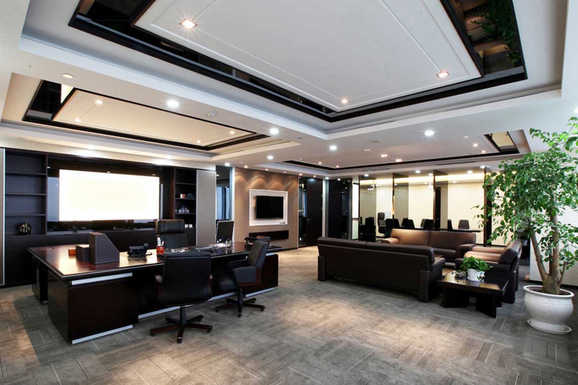 老板辦公室設(shè)計(jì)效果圖-老板辦公室裝修圖集